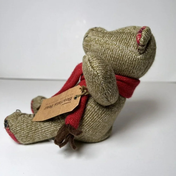 Starbucks Bearista Plush Teddy Bear 2009 Holiday Edition Bean Filled Animal Toy - Picture 8 of 11